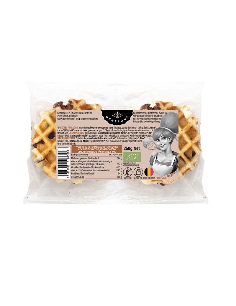 Wendy Waffle Chocolate 250 gram